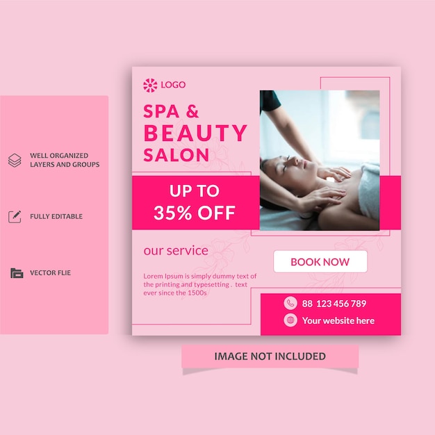 Wellness and spa template design
