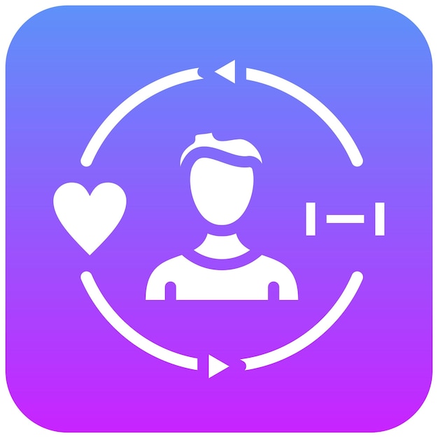 Wellness vector icoontje illustratie van Lifestyles icoonset