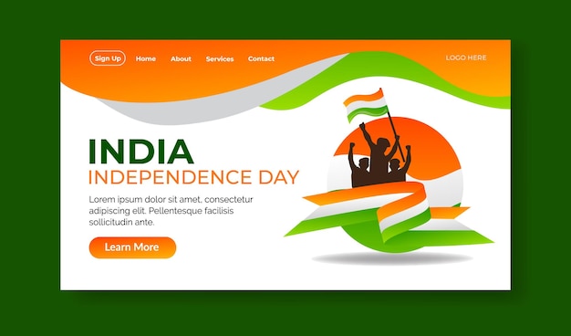 Wenskaart van india republiek dag sjabloonontwerp