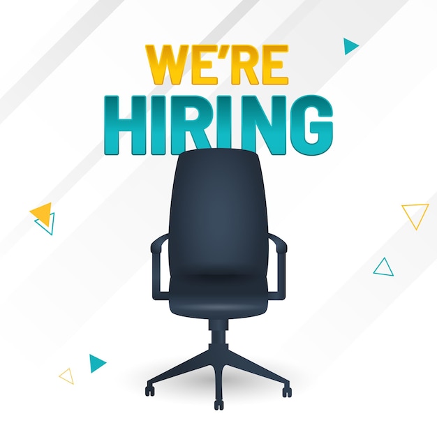 Were Hiring concept social media template