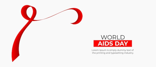 Wereld Aids Dag Achtergrond. Rode ondersteuning lint achtergrond. Wereldaidsdag en nationale HIVAIDS en een