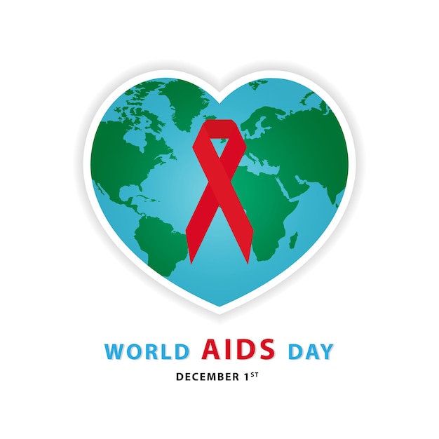 Wereld Aids Dag Ontwerp Stop Aids