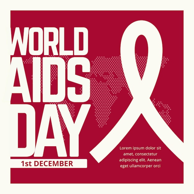 Wereld aidsdag evenementtekst