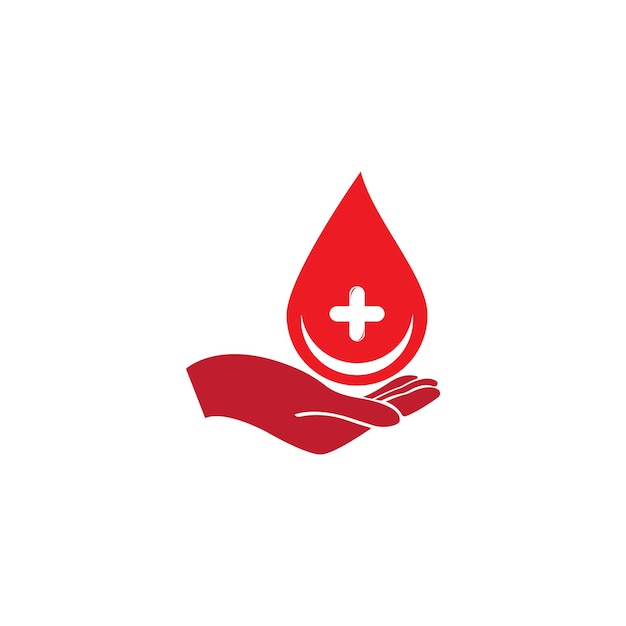 Wereld bloeddonor dag Awareness Day wereld bloeddonor dag vector logo
