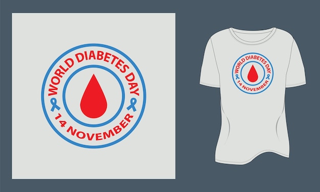 Wereld Diabetes Dag vector ontwerp