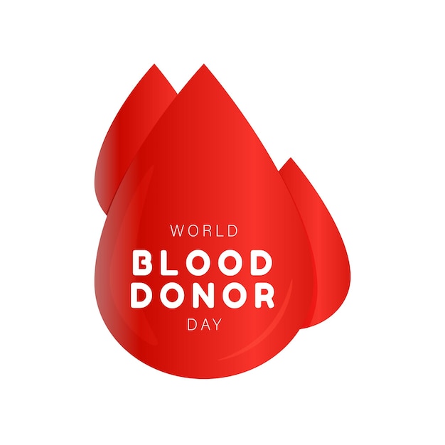 Vector wereld donor dag