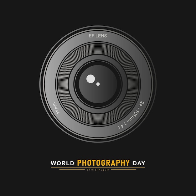 Wereld Fotografie Dag: 19 augustus - Typografie met camera.