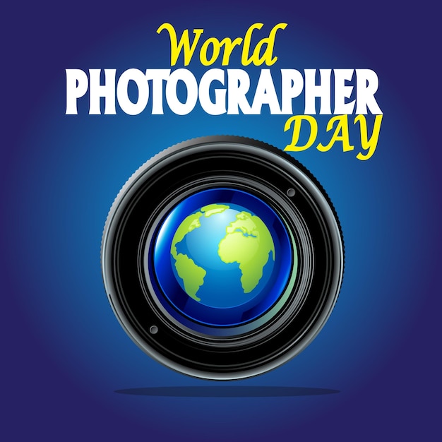 Vector wereld fotografie dag