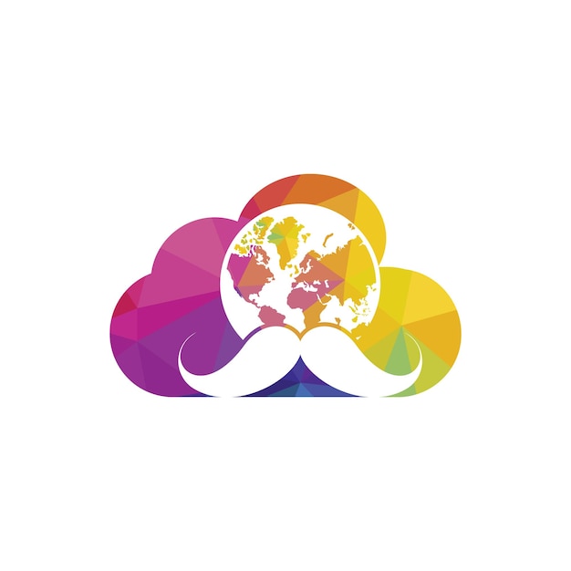 Wereld man dag vector logo ontwerpsjabloon