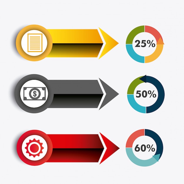 Wereld verbindingen en zakelijke infographic