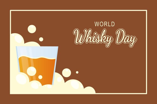 Wereld whisky dag achtergrond