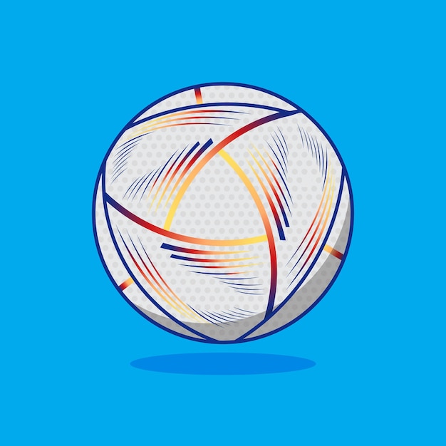 Wereldbeker groot voetbal ontwerp vector Wereldbeker voetbal pictogram