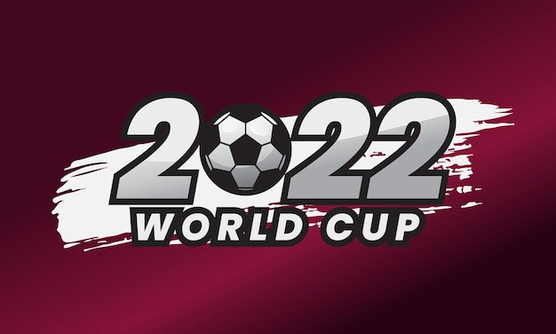 Vector wereldbeker qatar 2022 achtergrond