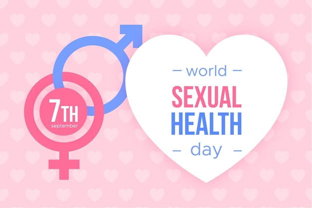 Werelddag voor seksuele gezondheid met geslachtsborden