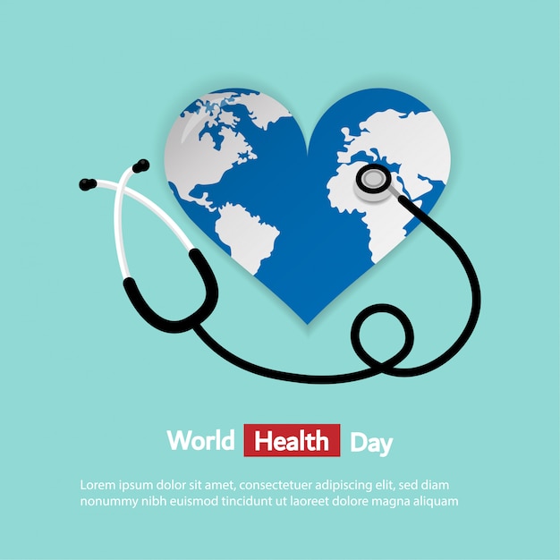 Vector wereldgezondheidsdag