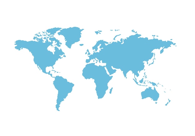 Wereldkaart globe land achtergrond vectorillustratie