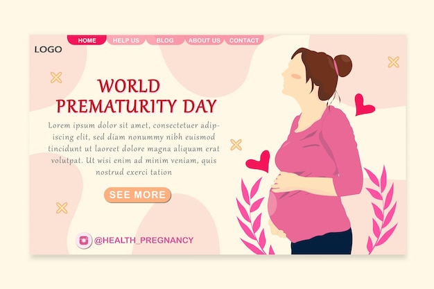 Wereldprematurendag en gezondheidszorgzwangerschapsbewuste borstkankermaand