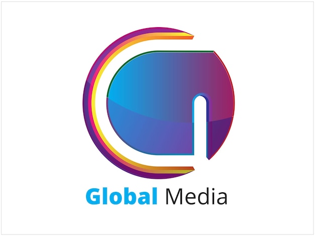 Wereldwijd media letter g-logo