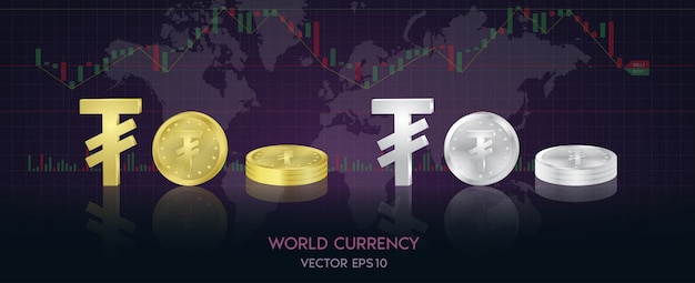 Wereldwijde valuta. beurs. stock illustratie.