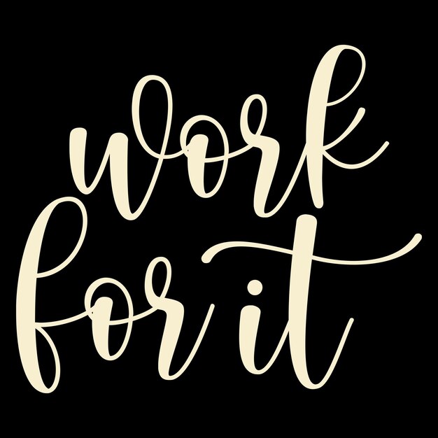 Werk voor het minimalistische elegante kalligrafie stijl typografie