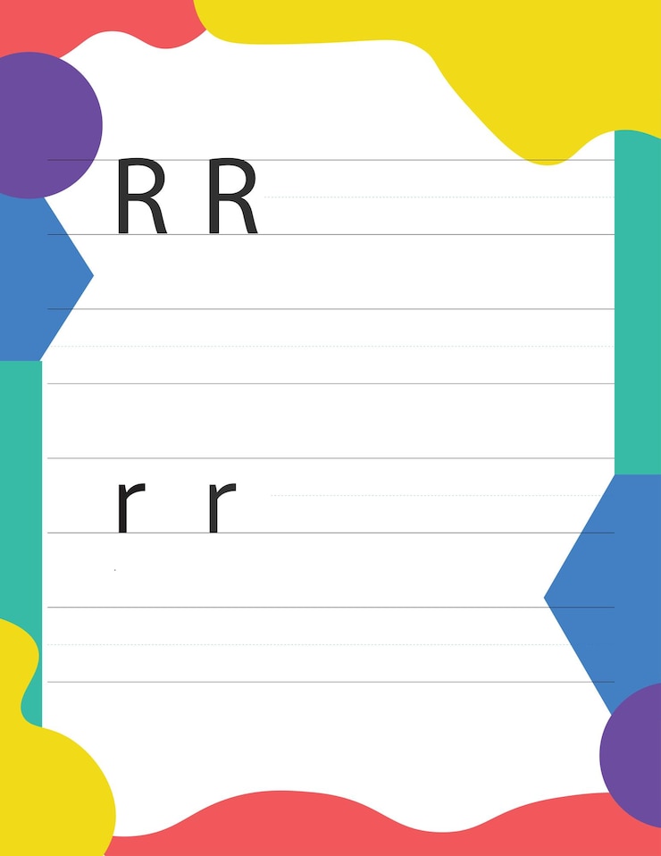 Vector werkblad voor het traceren van letters