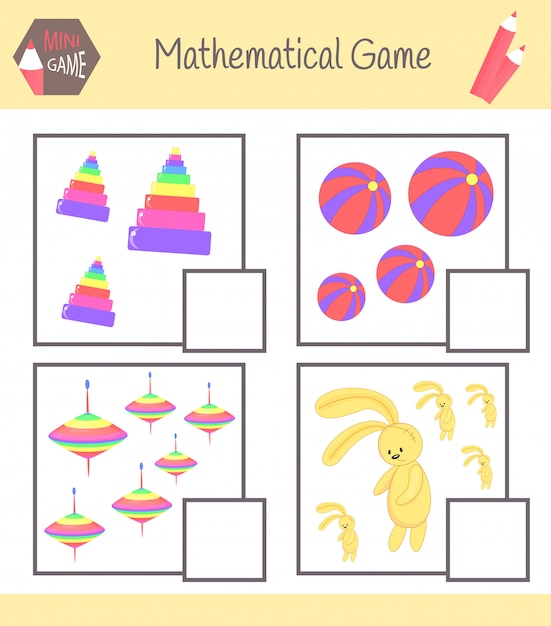 Werkboek over wiskunde voor kleuteronderwijs. puzzels voor kinderen. leer tellen. los voorbeelden op