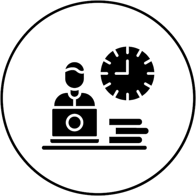 Werkgewoontes icoon vector afbeelding Kan worden gebruikt voor Home Based Business