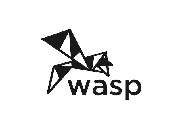 wesp logo ontwerp vectorillustratie