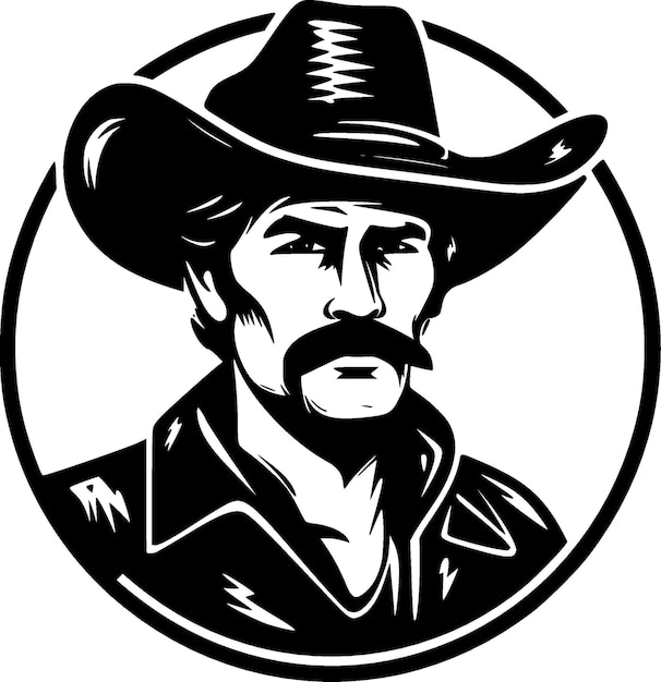 Western High Quality Vector Logo Vector illustratie ideaal voor Tshirt grafische