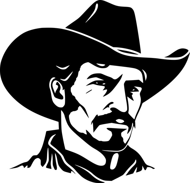 Vector western high quality vector logo vector illustration ideal for tshirt graphic