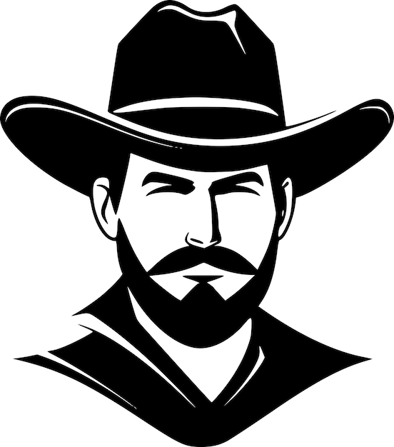 Vector western high quality vector logo vector illustration ideal for tshirt graphic