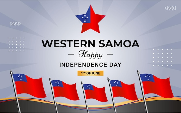 Плакат Западного Самоа ко Дню независимости