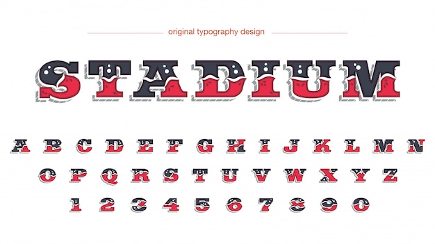 Western style typography design