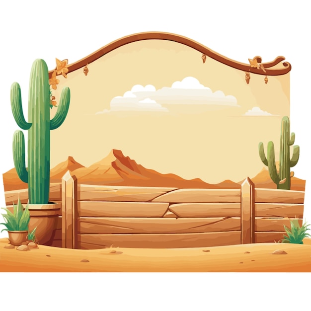 Vector western theme vector