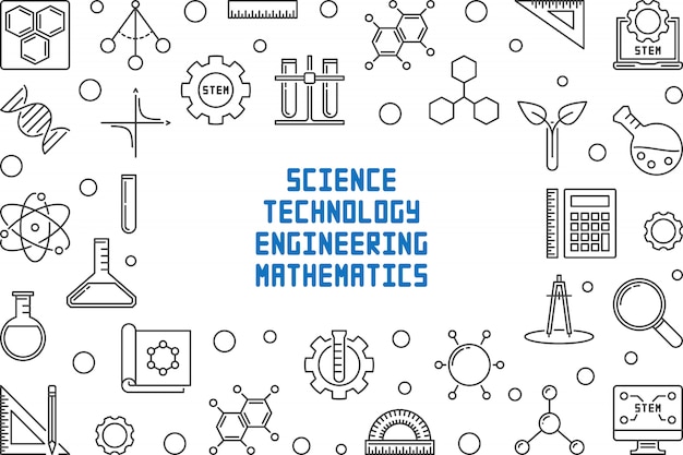 Wetenschap, technologie, engineering en wiskunde conceptframe