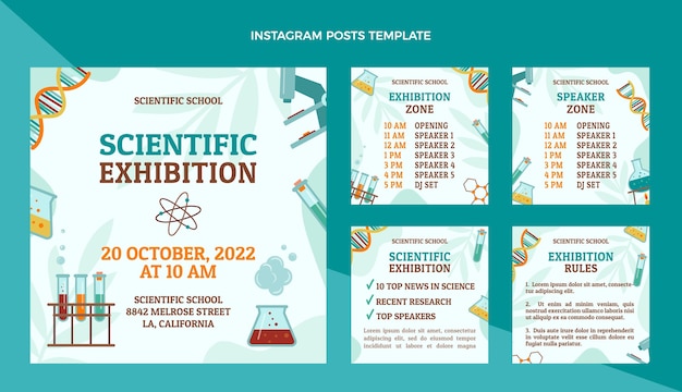 Wetenschappelijke tentoonstelling instagram post