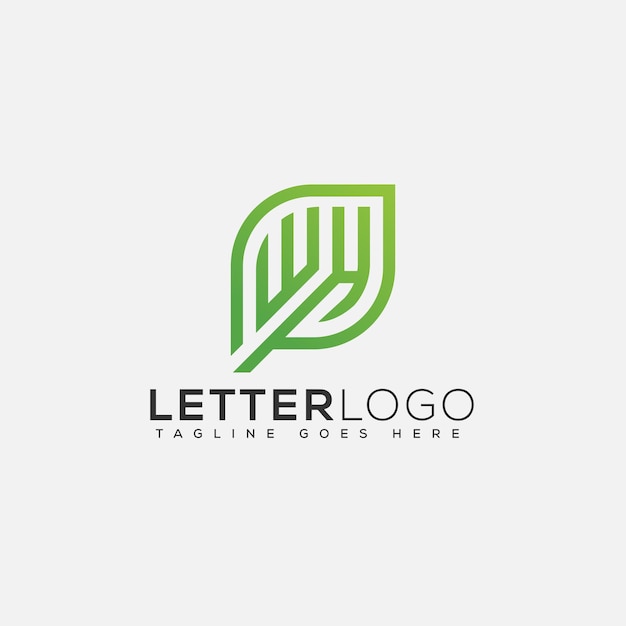 Vector wh logo design template vector graphic branding element