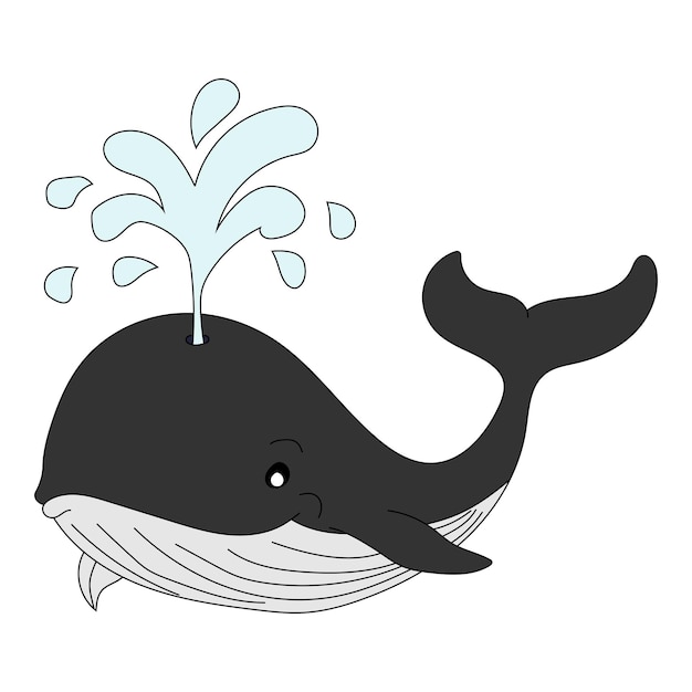 Whale Clipart Aquatic Animals and Sea Animals Clipart