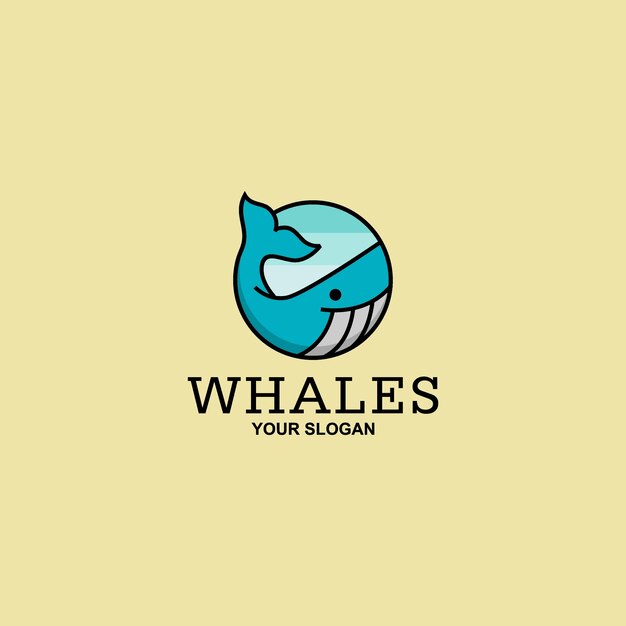 Whale logo design