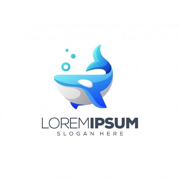 Logo whale design