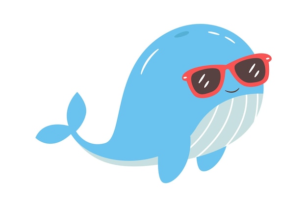 Whale With Sunglasses