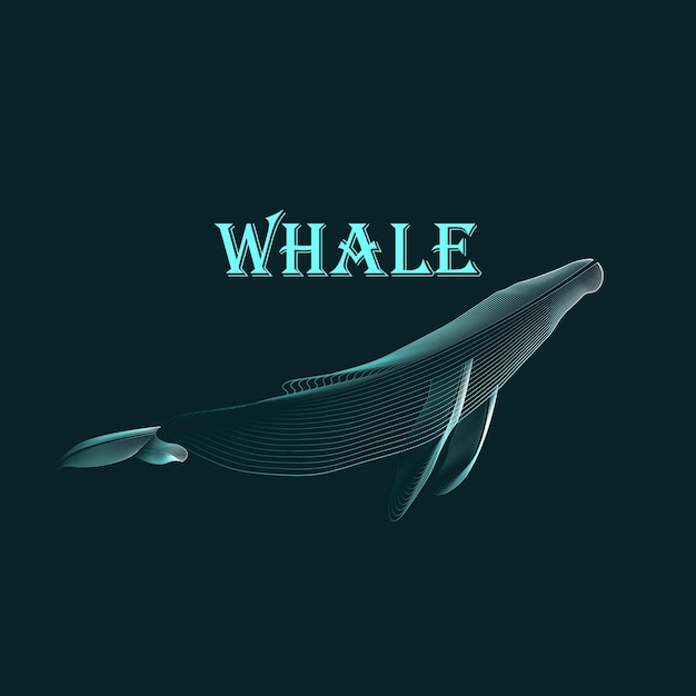 Vector whale