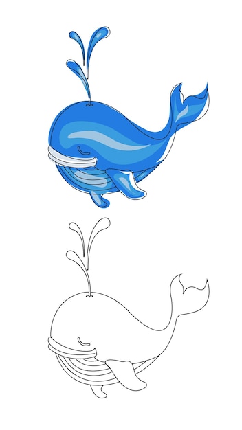 Vector whale