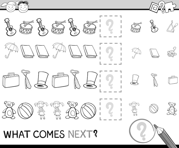 What comes next game cartoon