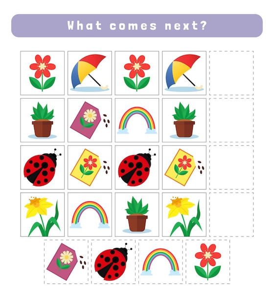 What comes next worksheet