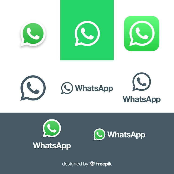 Vector whatsappアイコンコレクション