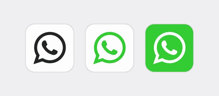 WhatsApp 소셜 미디어 로고 터 아이콘