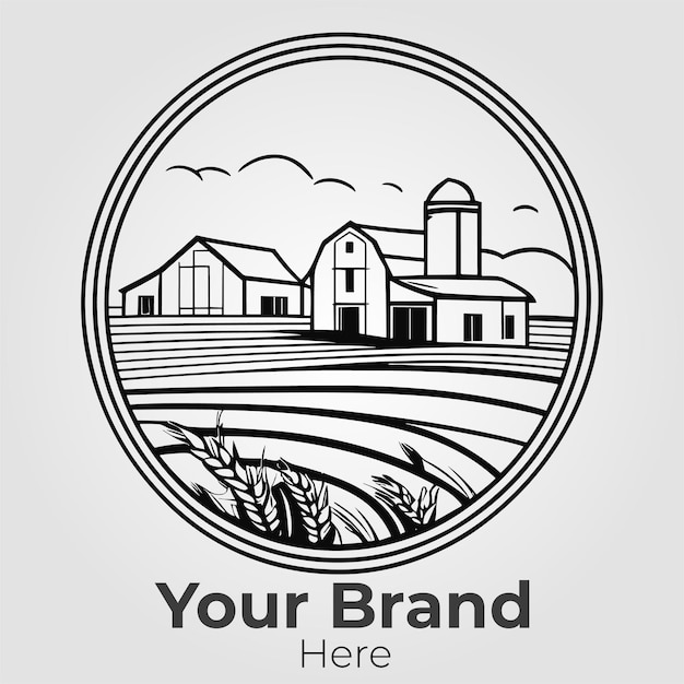 Wheat Agriculture Company Branding for Professional Design