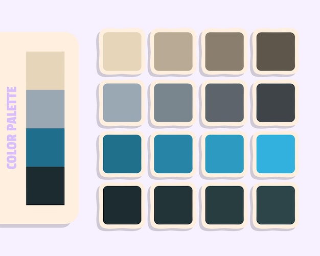 Vector wheat darkgray teal darkslategray color theory rgb color palette colour matching harmonious