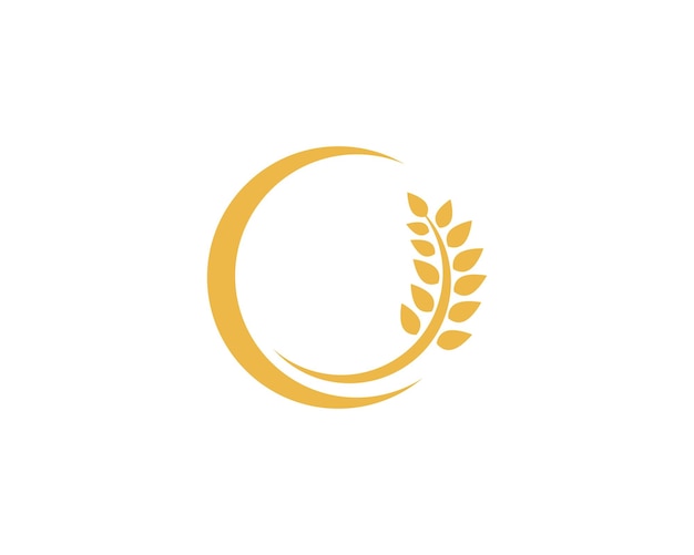 Wheat Logo Template